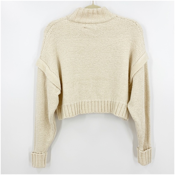 Urban Outfitters Daria Double Take Chenille Sweater in Cream - Picture 3 of 13